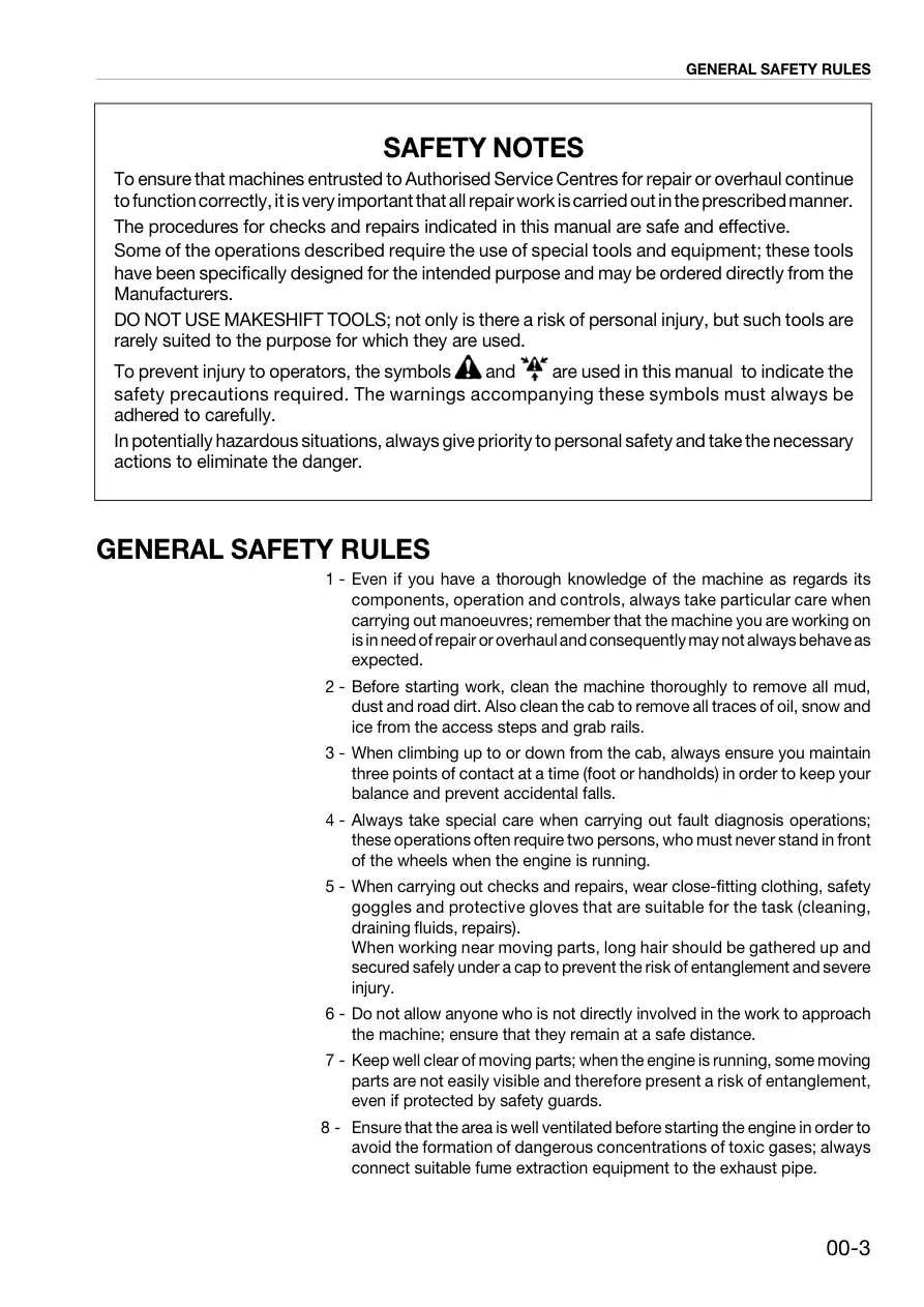 Same Explorer 2 II 70 75 80 85 90 95 Special Tractor Service & Repair Manual preview page 6