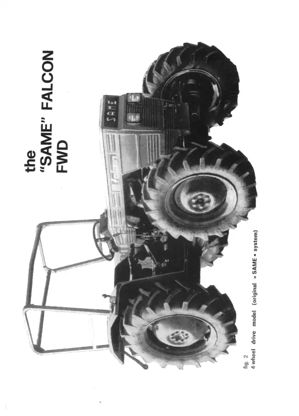 Same Falcon Tractor Service & Repair Manual preview page 5