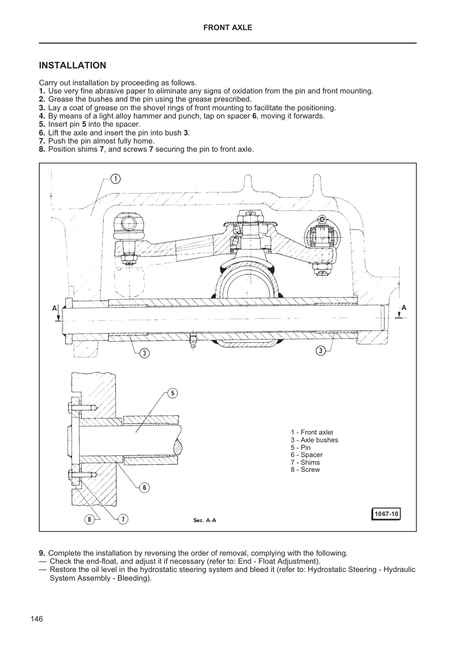Same Laser 110 130 150 Tractor Service & Repair Manual preview page 6