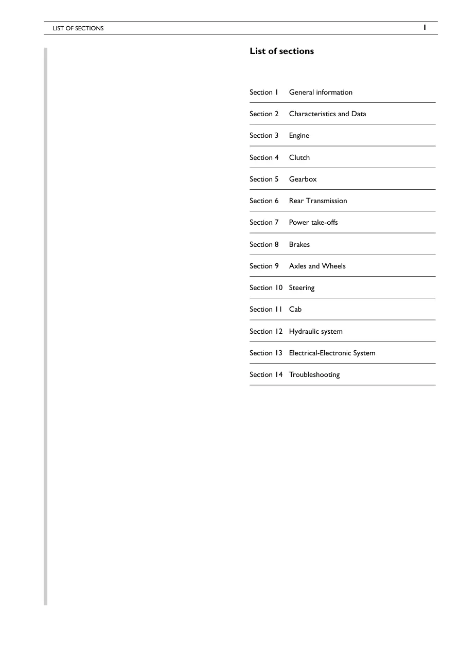 Same Silver 110 130 Tractor Service & Repair Manual preview page 3