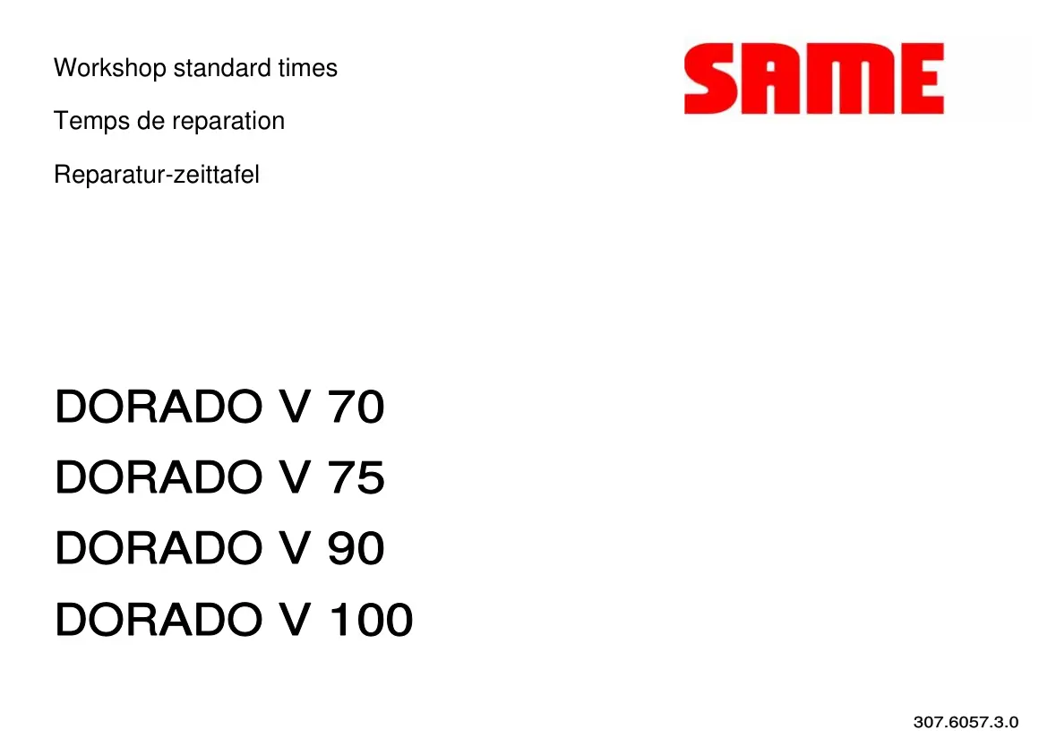 Same Spare Tractor Parts Manual preview page 2