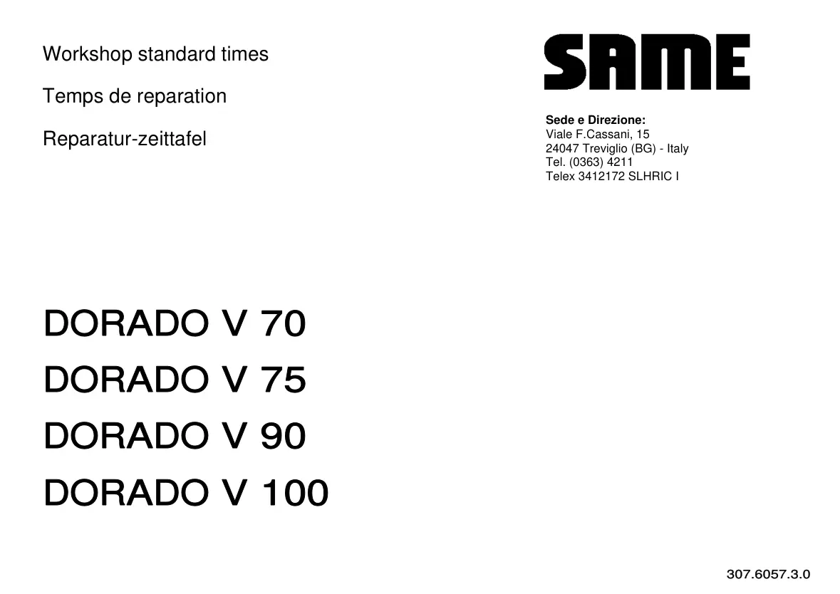 Same Spare Tractor Parts Manual preview page 3