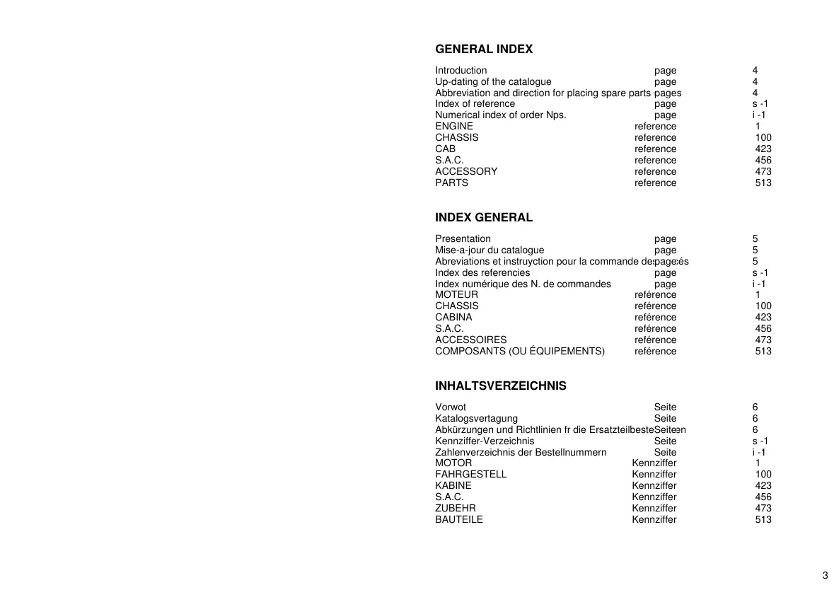 Same Spare Tractor Parts Manual preview page 5