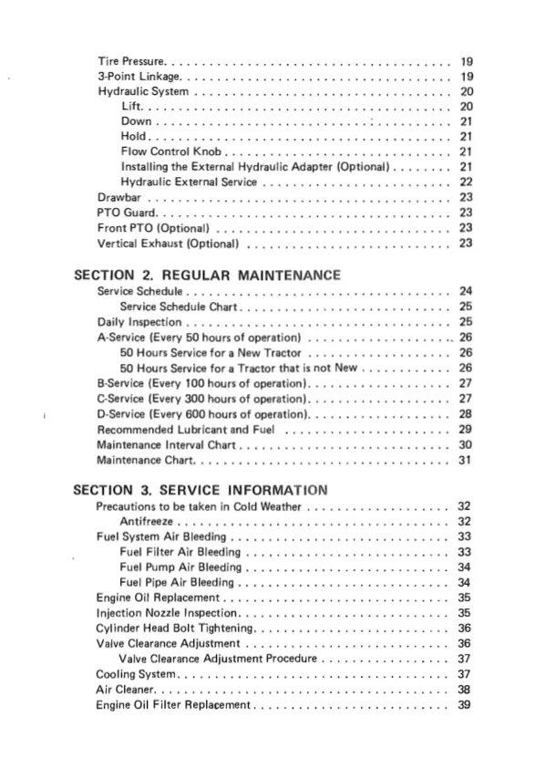 Satoh Buck S470 S470D instruction book Tractor Service & Repair Manual preview page 6