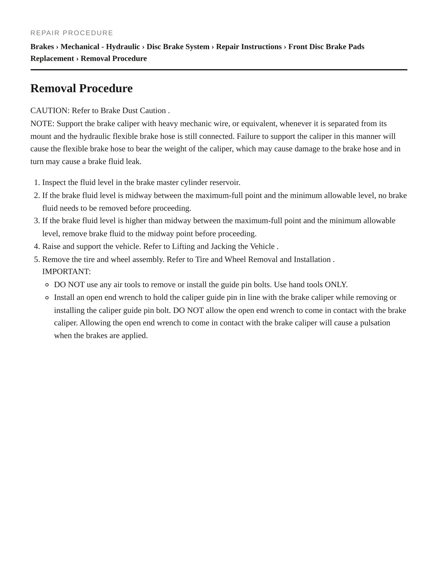 2008 Saturn Vue Service and Repair Manual preview page 6