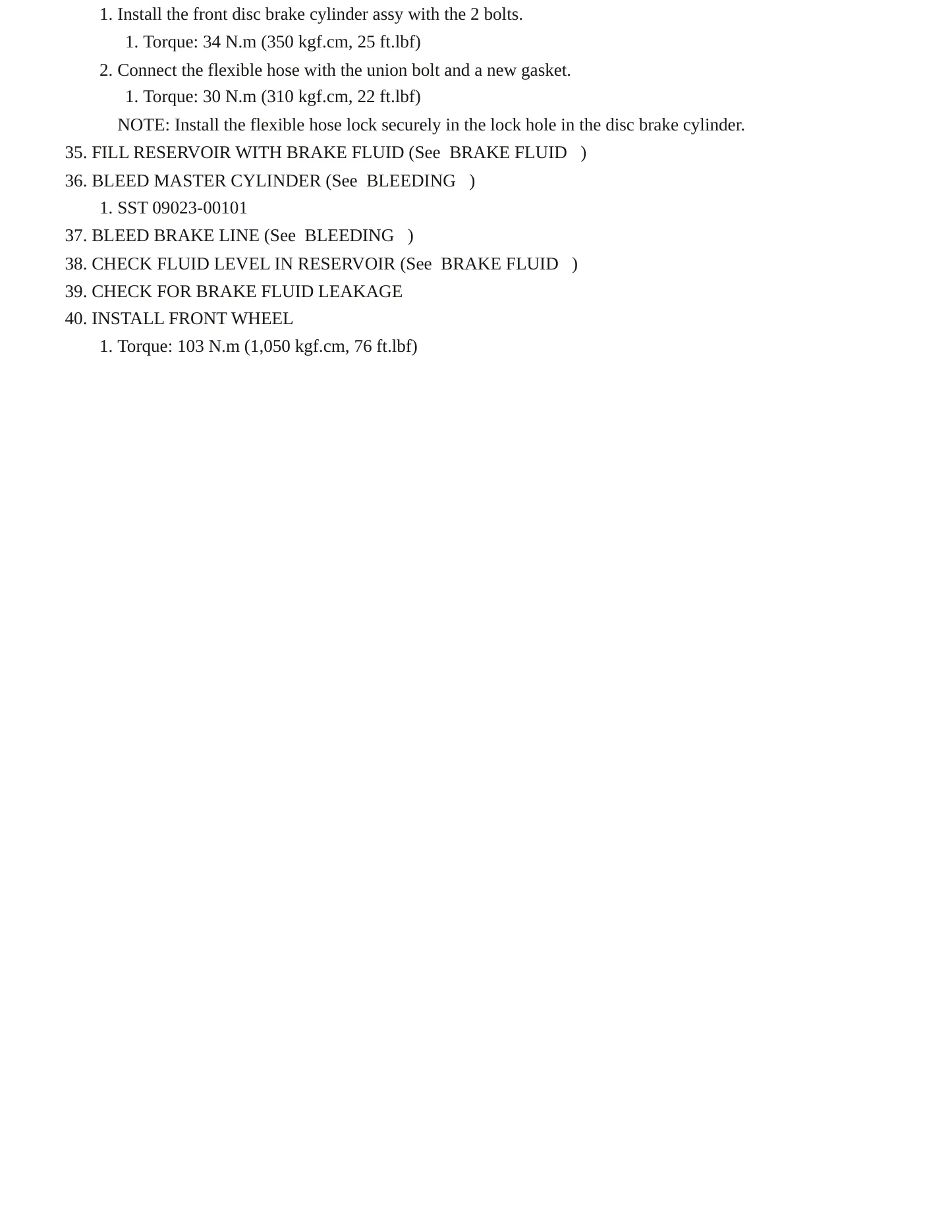 2005 Scion tC Service and Repair Manual preview page 10