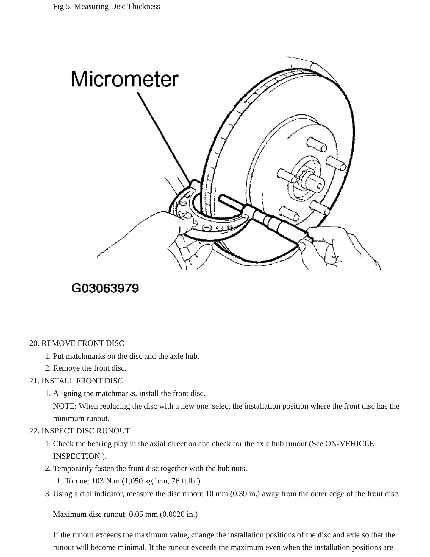 2005 Scion tC Service and Repair Manual preview page 8