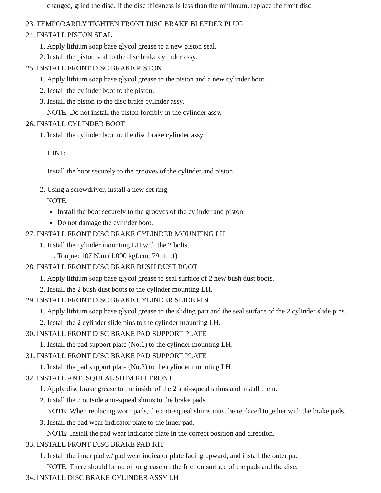 2005 Scion tC Service and Repair Manual preview page 9