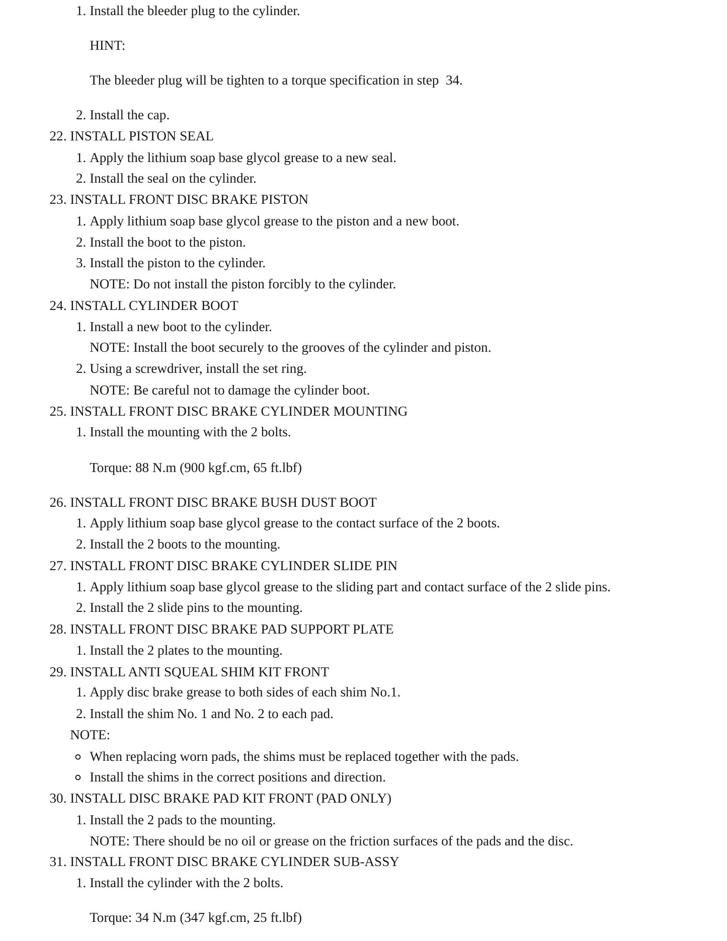 2005 Scion xA Service and Repair Manual preview page 11