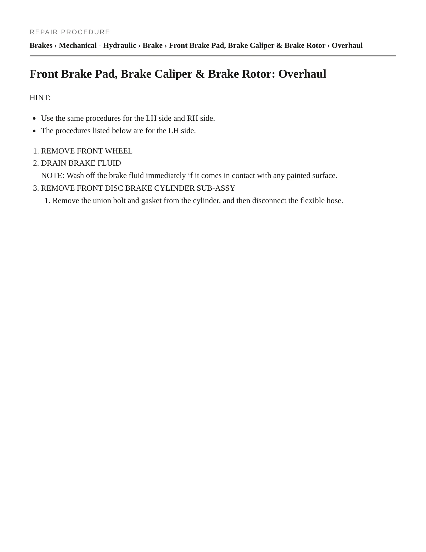 2005 Scion xA service manual page 4