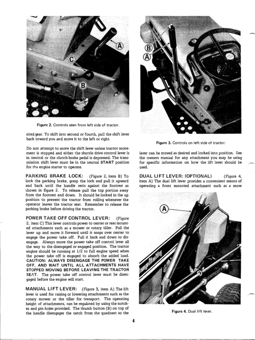 Simplicity 3415S 3410S tractor Operator's Manual preview page 6