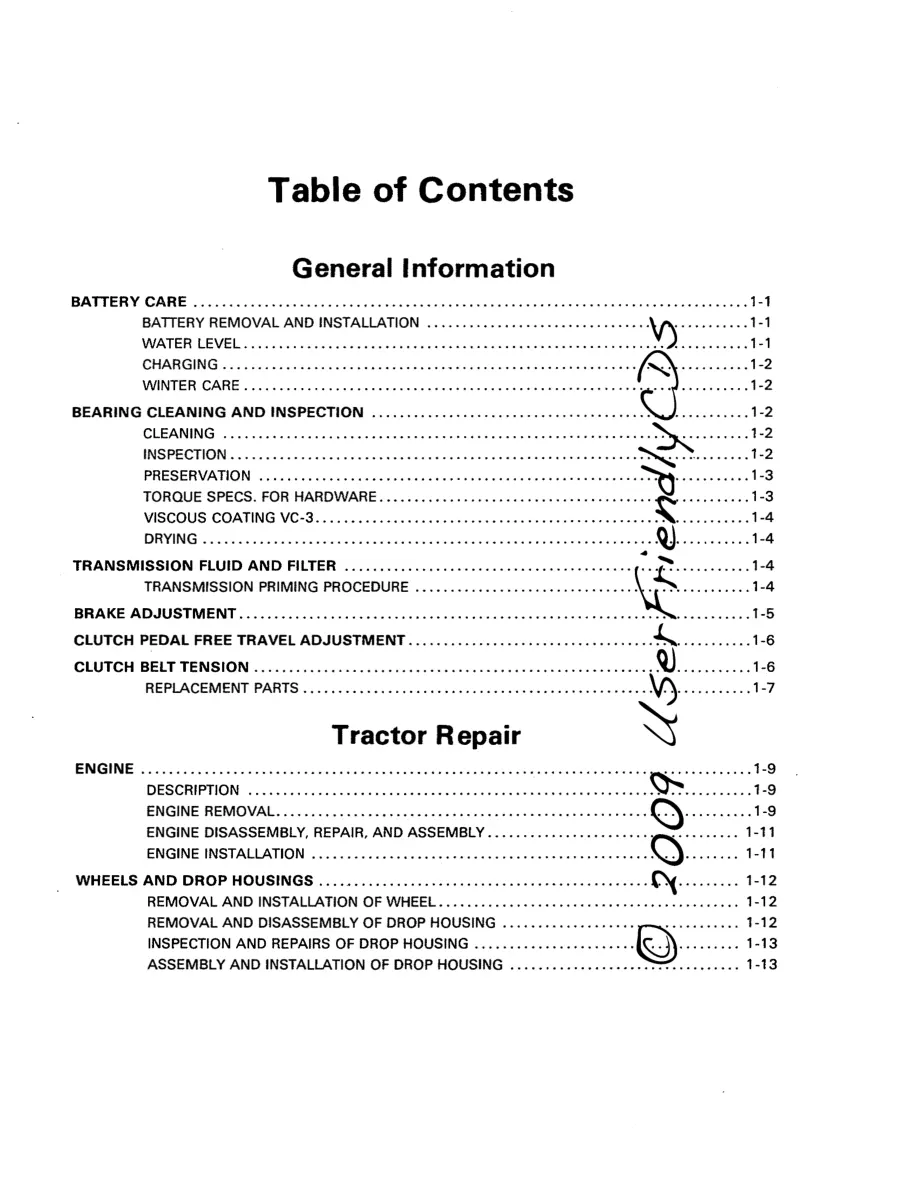 Simplicity 4040 Riding Mower Service & Repair Manual Set preview page 3