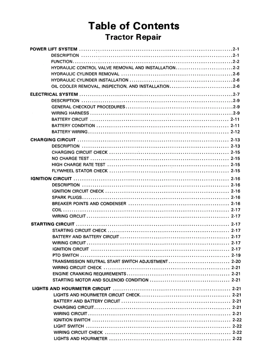 Simplicity 4040 Riding Mower Service & Repair Manual Set preview page 6