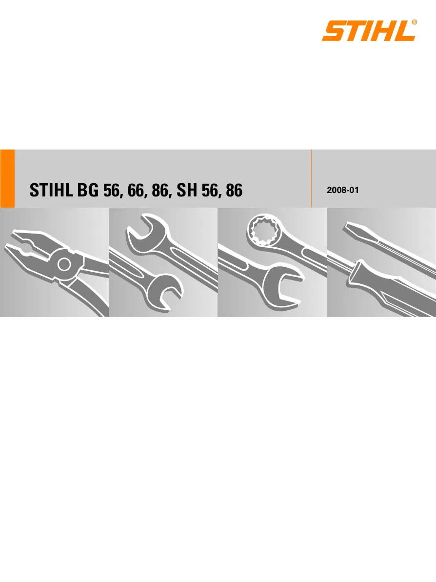 Stihl BG 86 Machine Service & Repair Manual preview page 1