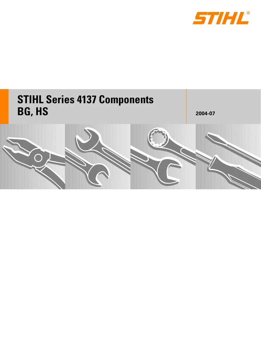 Stihl BG75 HS75 HS80 HS85 Machine Service & Repair Manual preview page 1