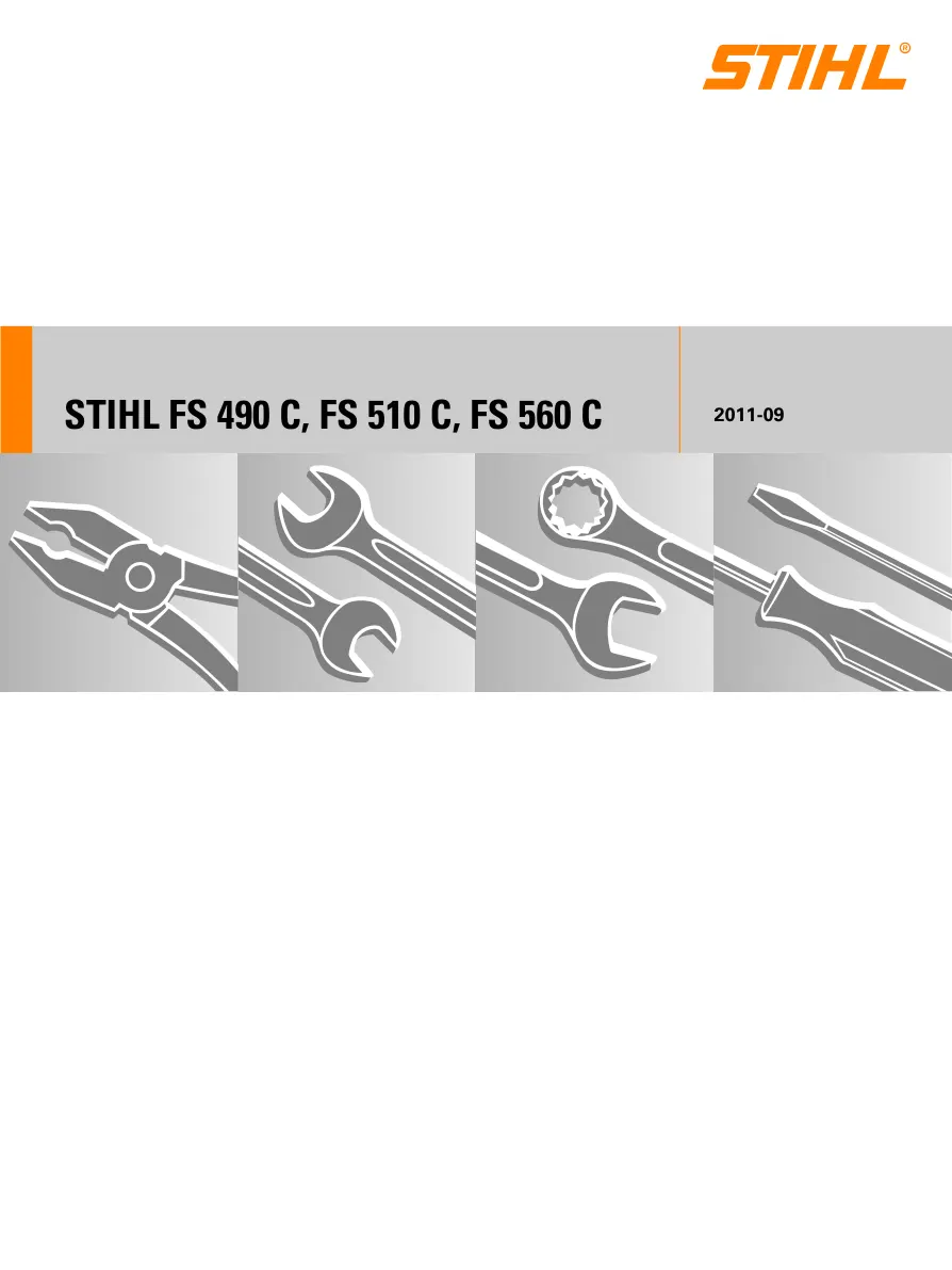 Stihl FS490c FS510c FS560c Machine Service & Repair Manual preview page 1