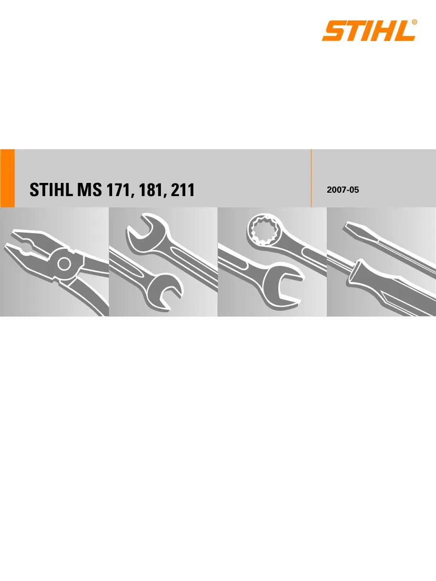 Stihl MS 171 181 211 Brushcutters & HS 75 80 85 HT 101 170 170C 180 180C Service & Repair Manual preview page 1