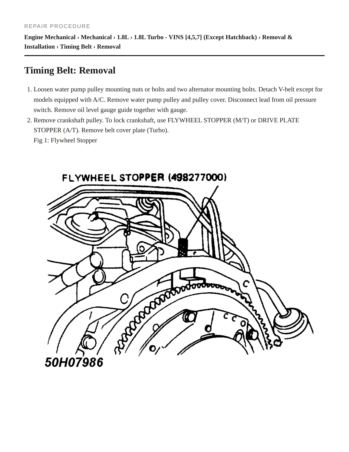 1988 Subaru DL Service and Repair Manual preview page 3