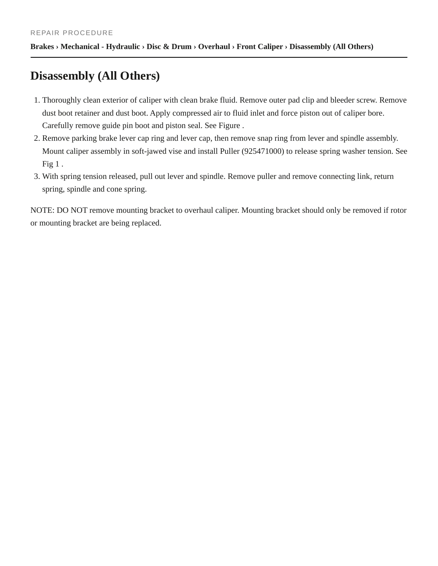 1989 Subaru Justy Service and Repair Manual preview page 4