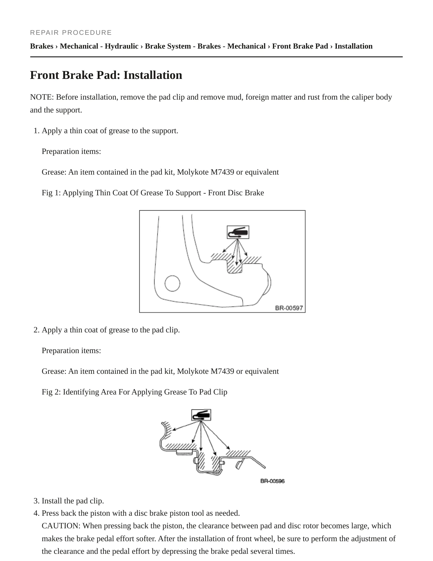 2008 Subaru Impreza Service and Repair Manual preview page 5