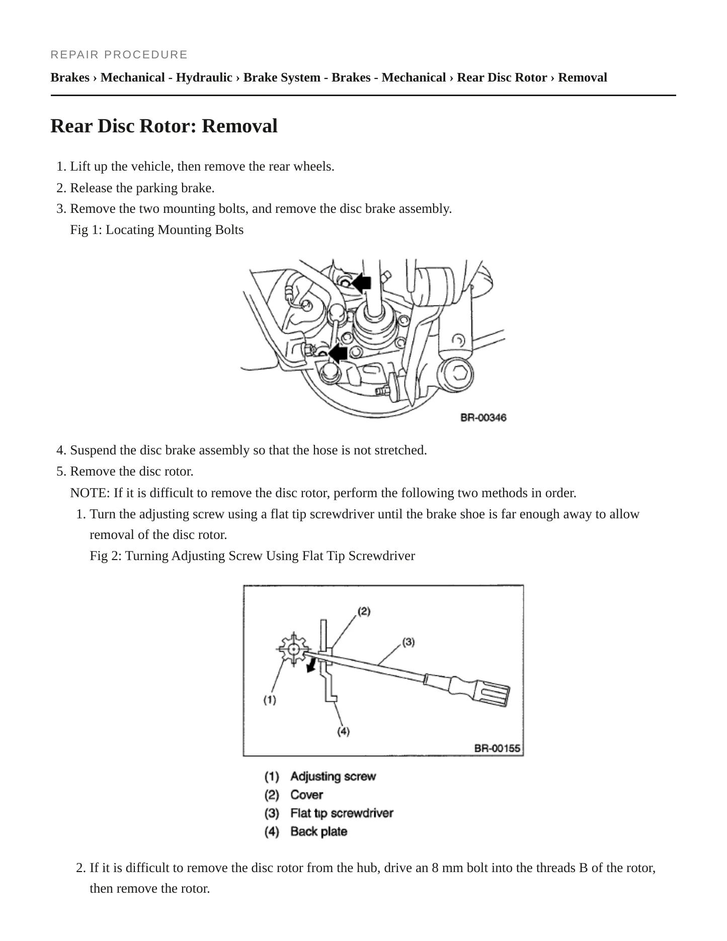 2009 Subaru Legacy Service and Repair Manual preview page 6