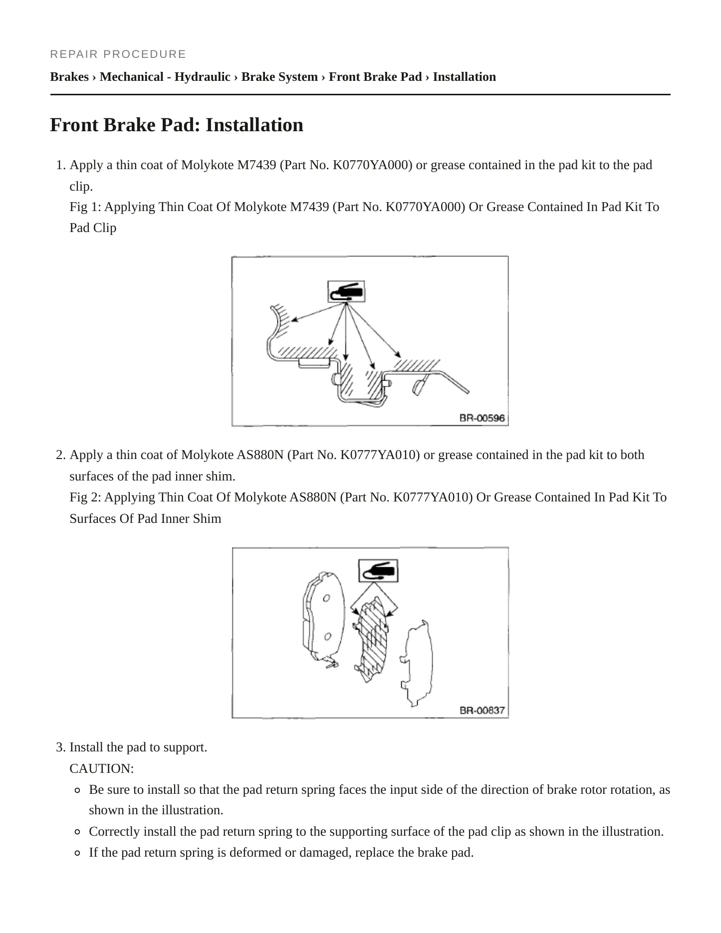 2012 Subaru Forester Service and Repair Manual preview page 5