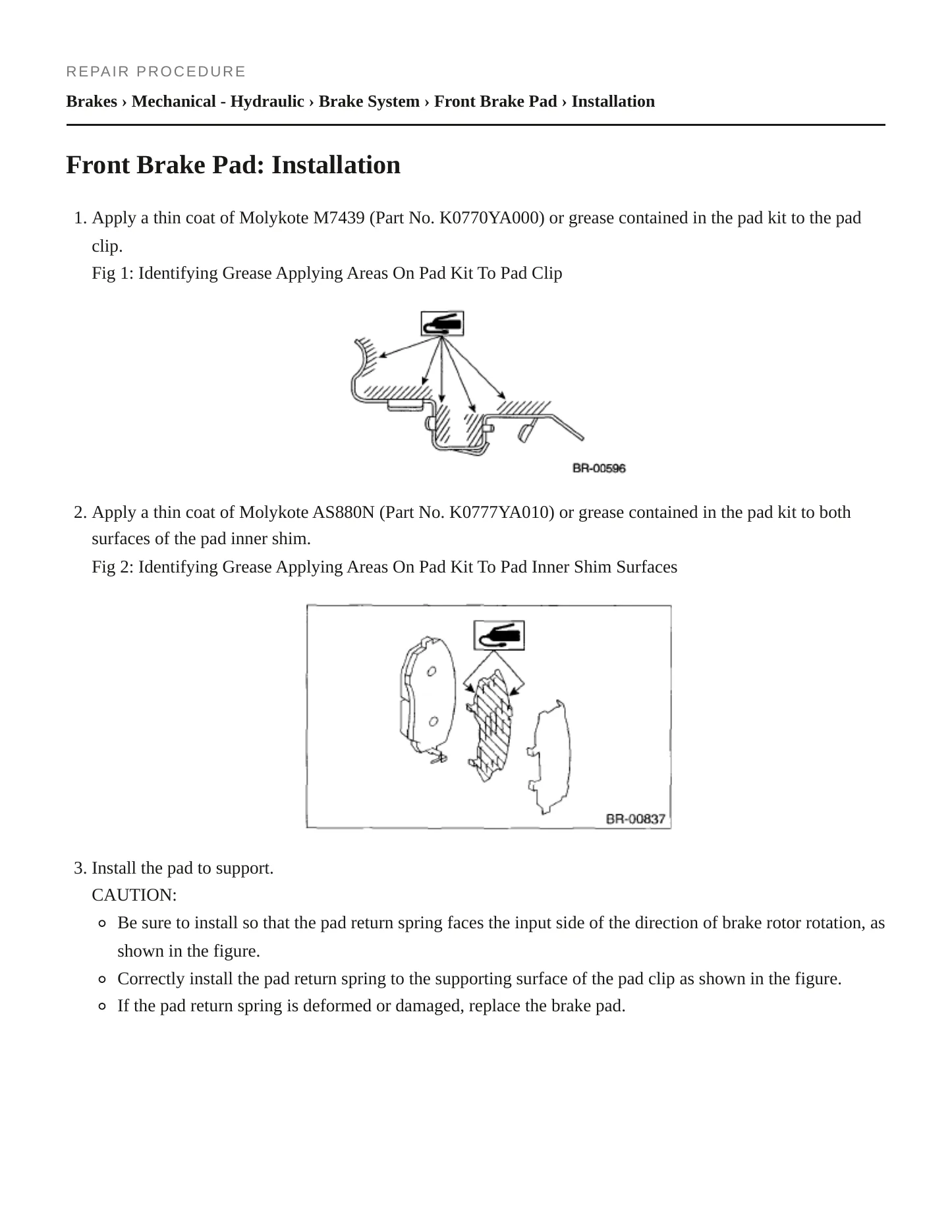 2013 Subaru Forester Service and Repair Manual preview page 5