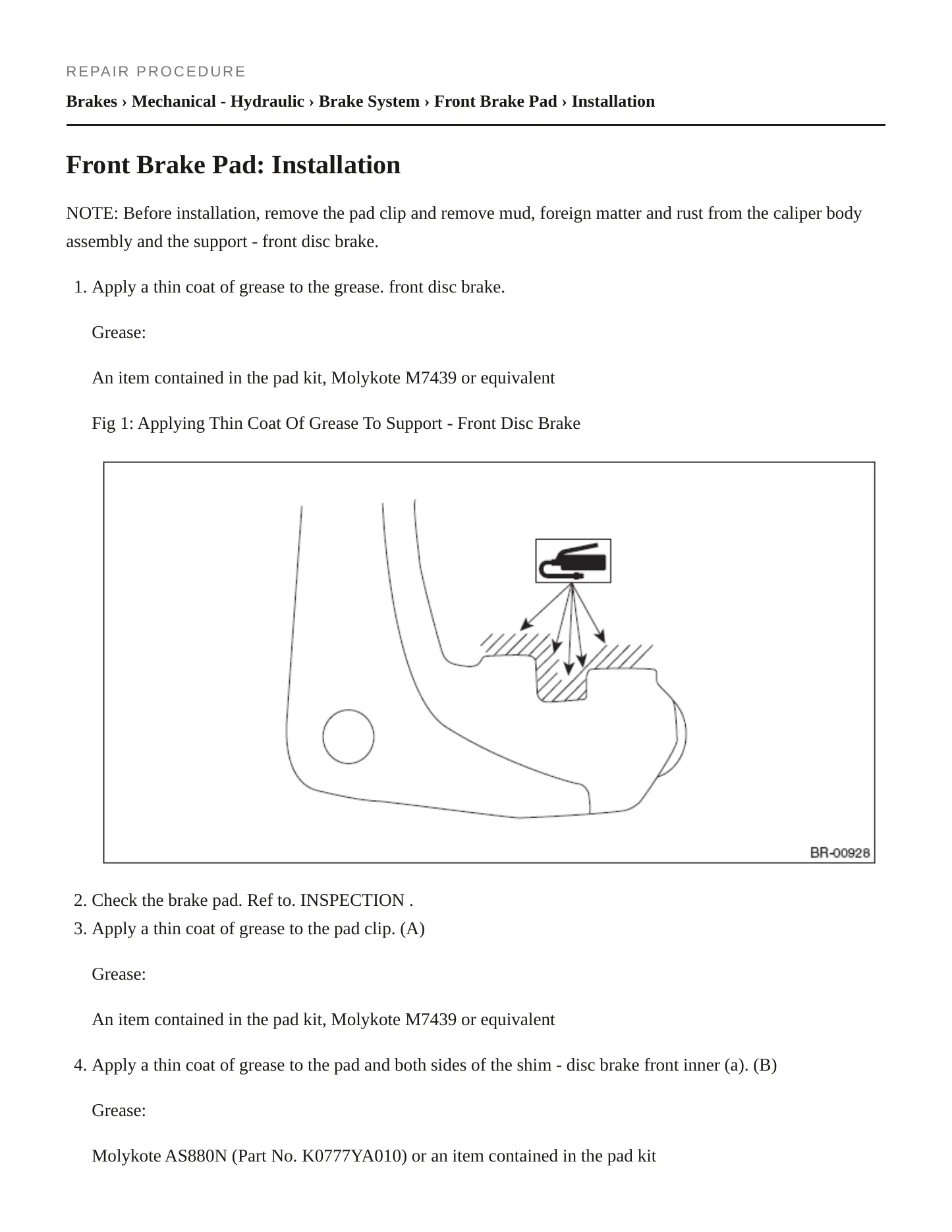 2014 Subaru Forester Service and Repair Manual preview page 5