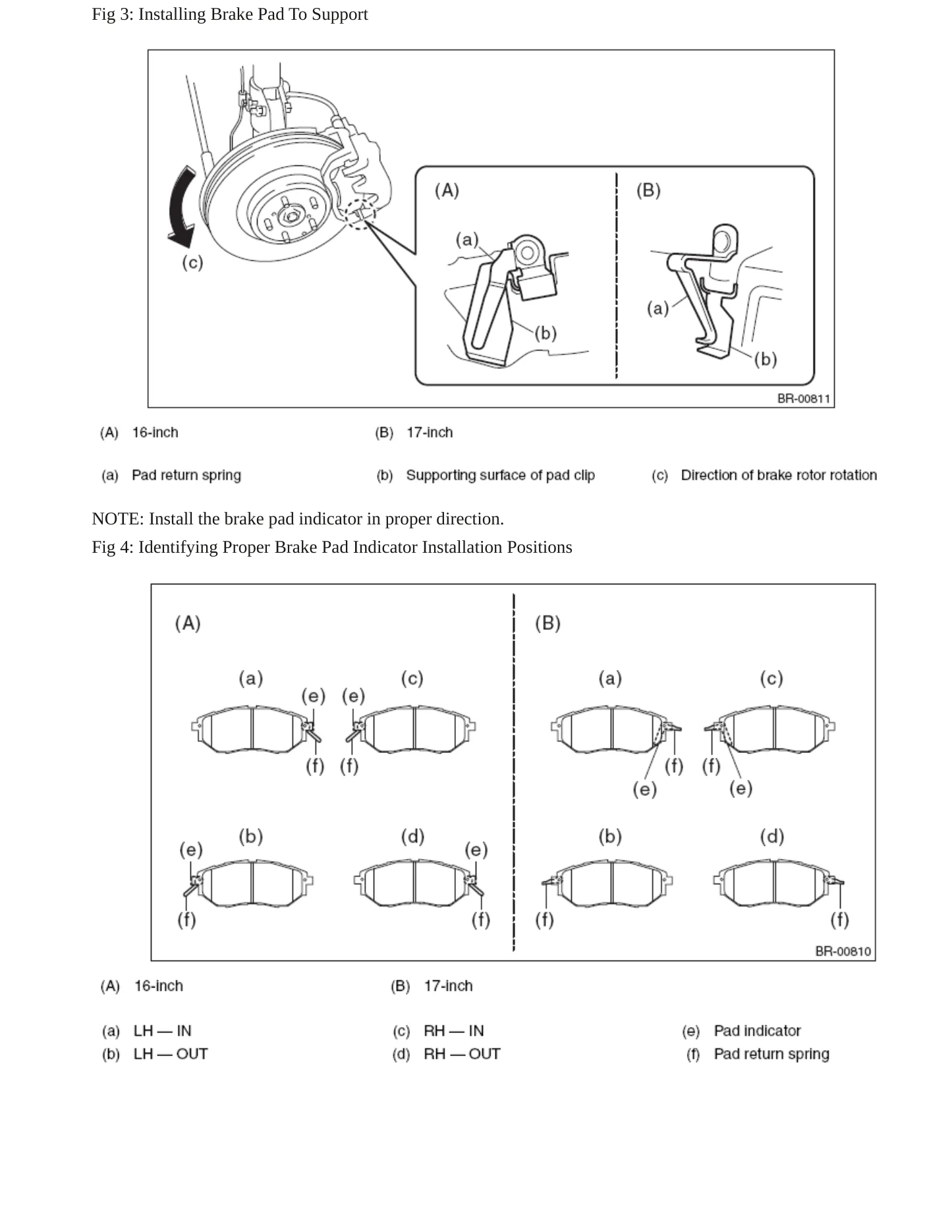 2014 Subaru Legacy Service and Repair Manual preview page 7