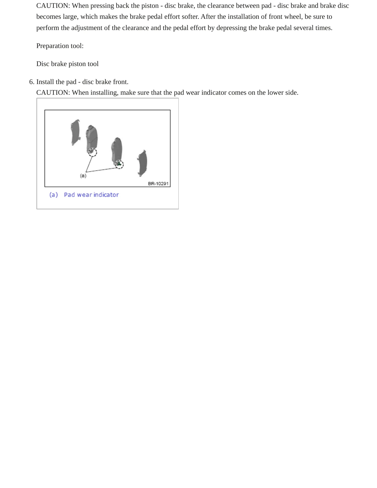2020 Subaru Crosstrek Service and Repair Manual preview page 6