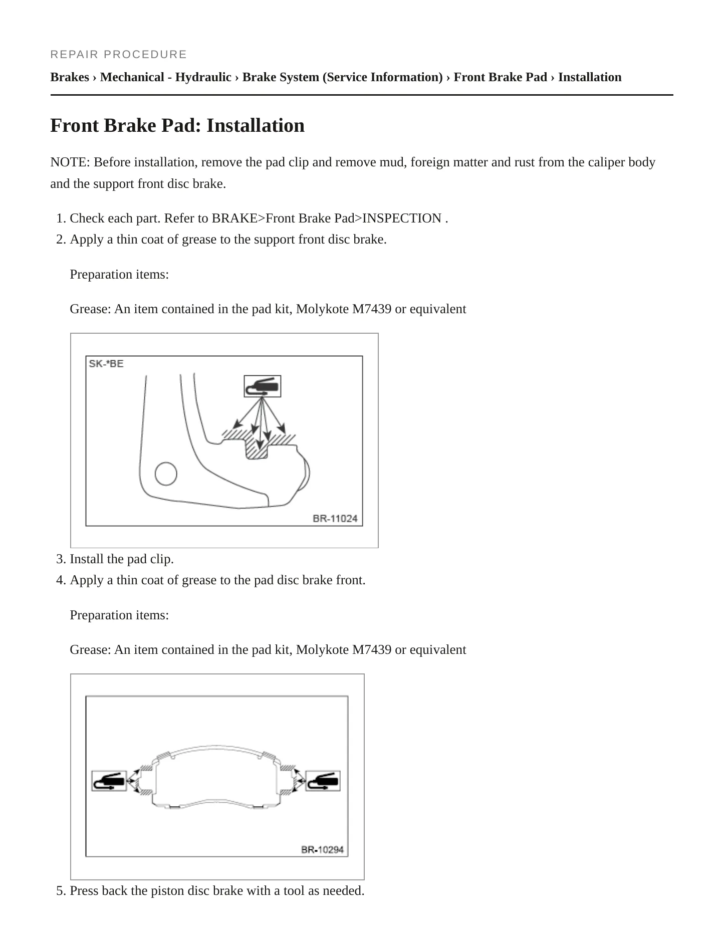 2020 Subaru Outback Service and Repair Manual preview page 5