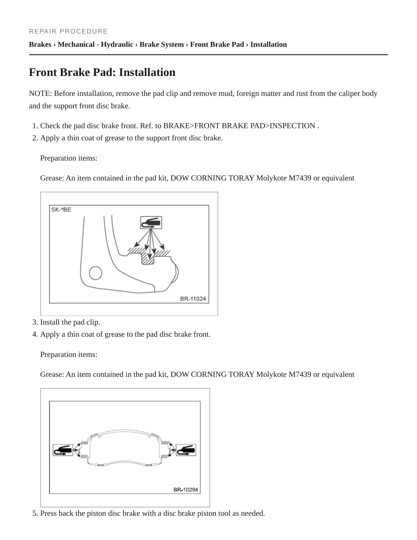 2021 Subaru Legacy Service and Repair Manual preview page 5