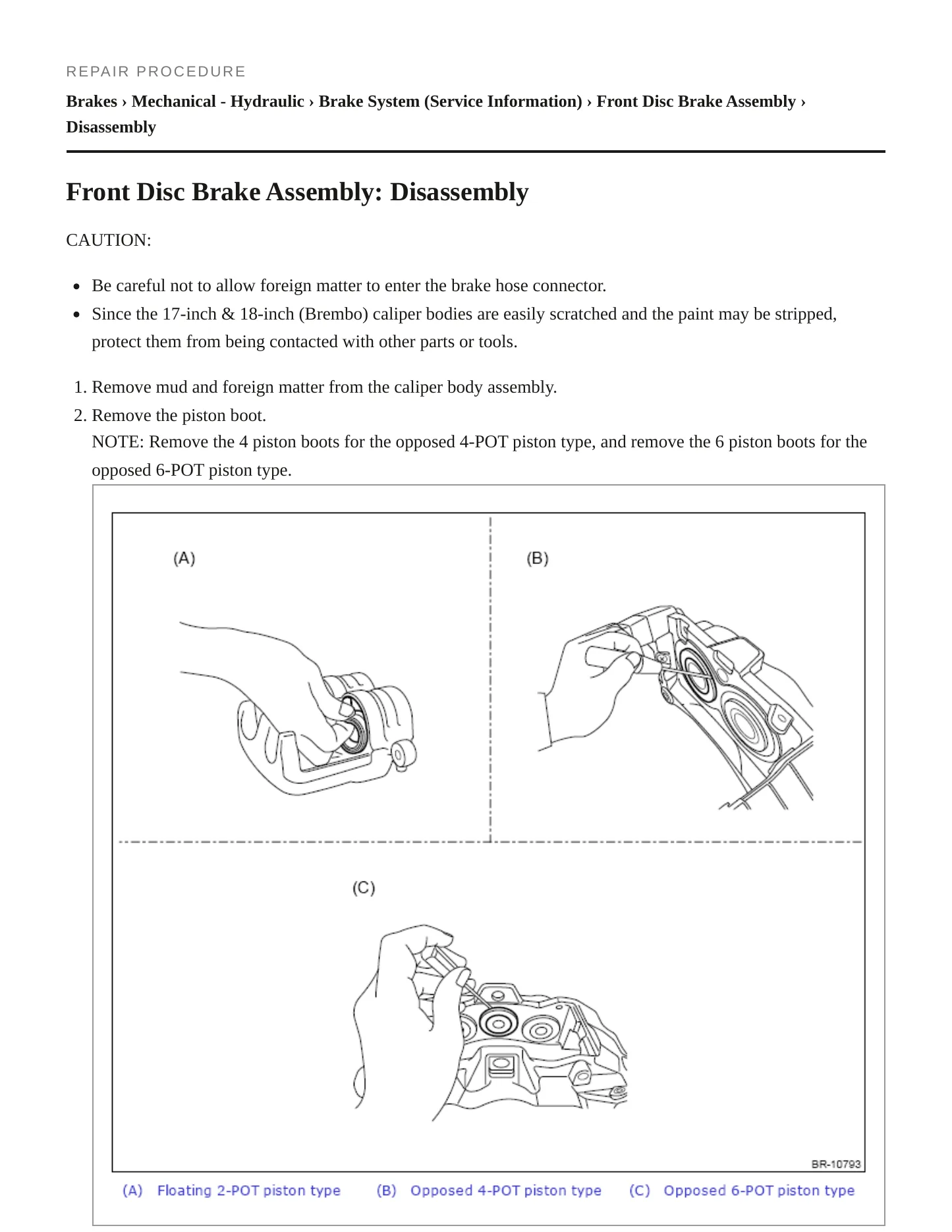 2021 Subaru WRX Service and Repair Manual preview page 5