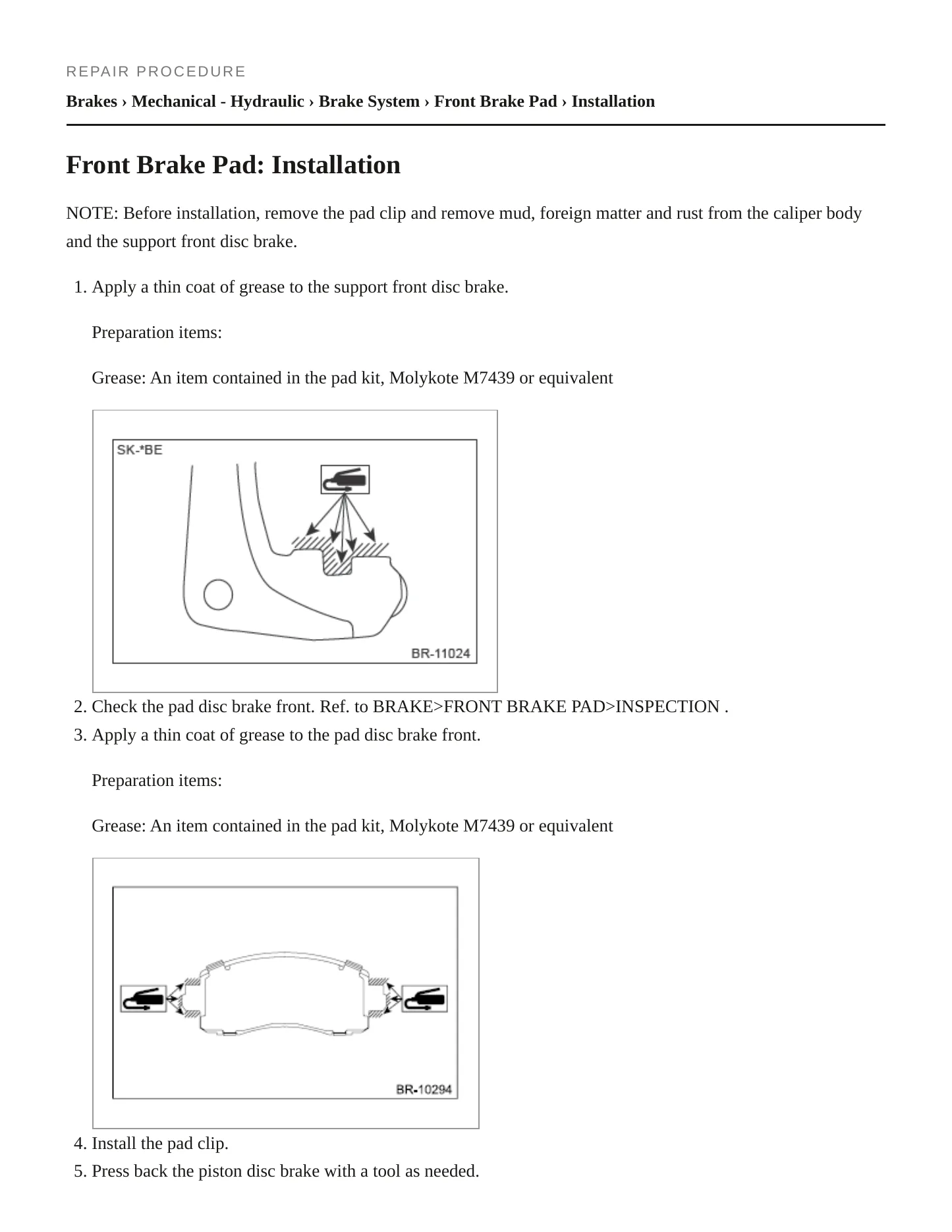 2022 Subaru Forester Service and Repair Manual preview page 4