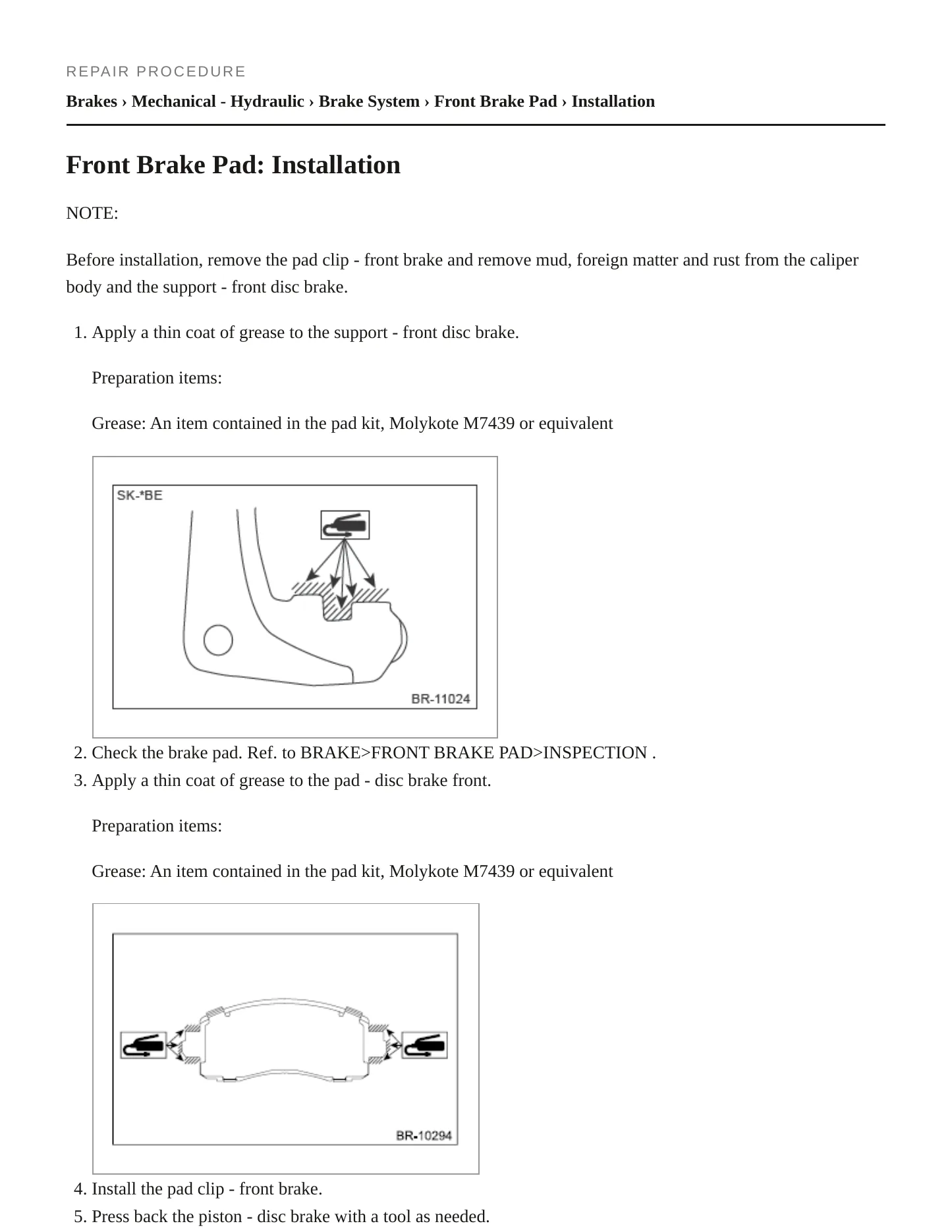 2022 Subaru Impreza Service and Repair Manual preview page 5