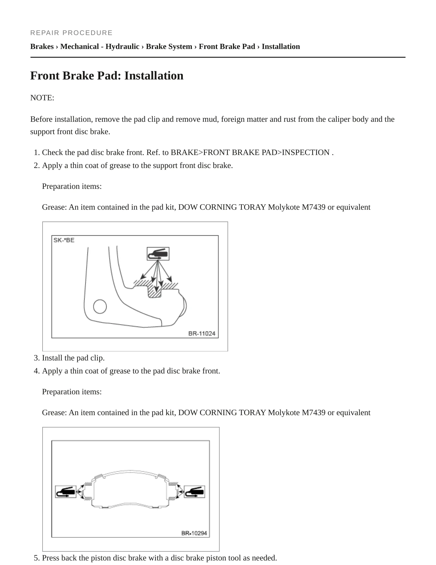 2022 Subaru Outback Service and Repair Manual preview page 5