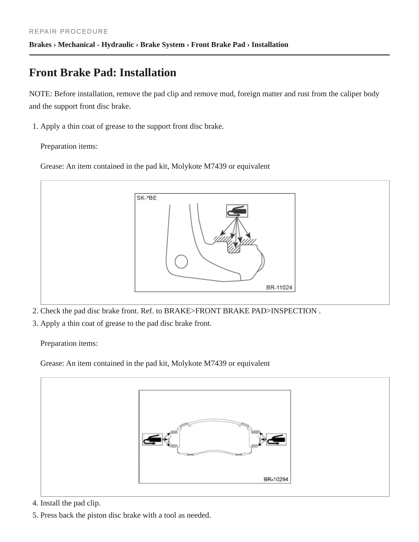 2024 Subaru Forester Service and Repair Manual preview page 5