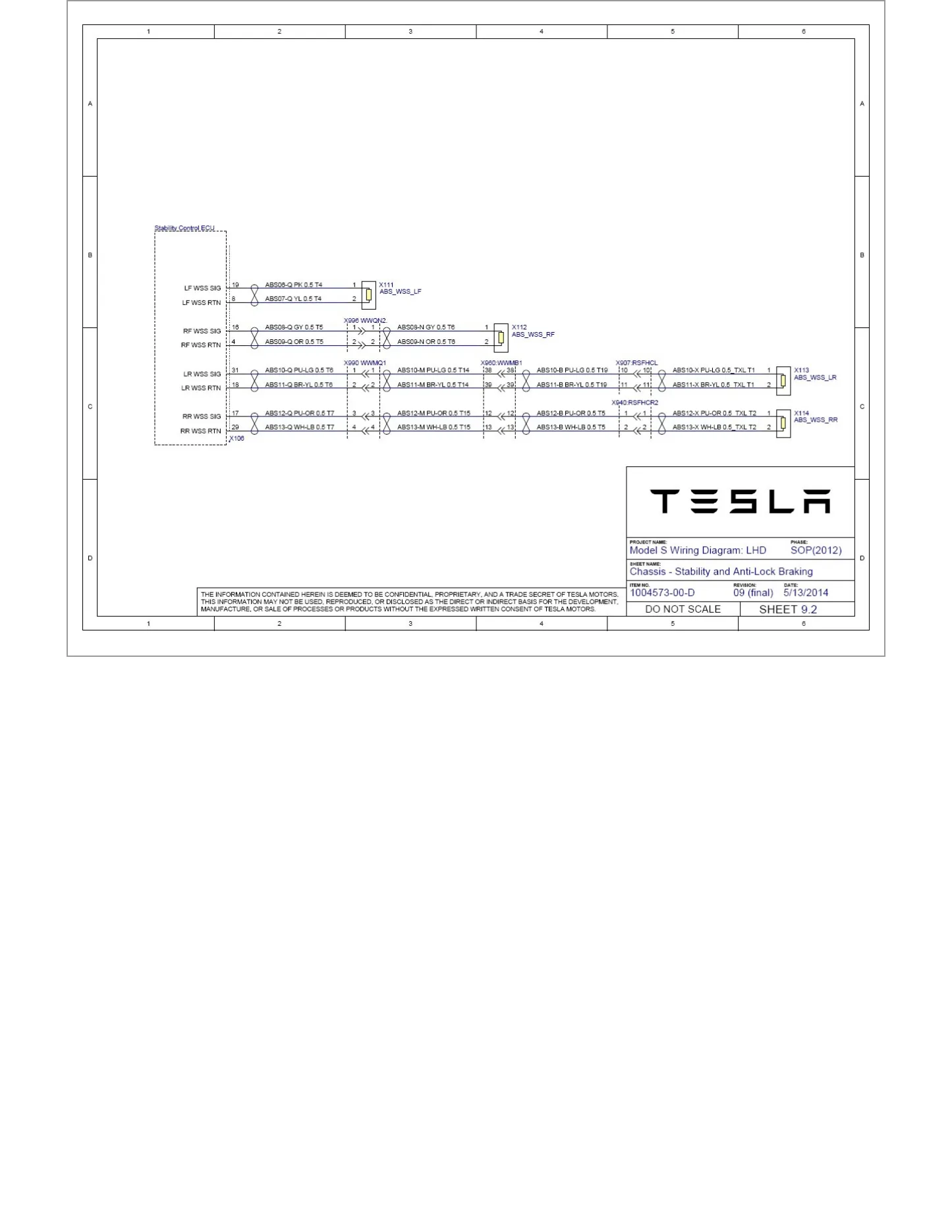 2013 Tesla S Service and Repair Manual preview page 7