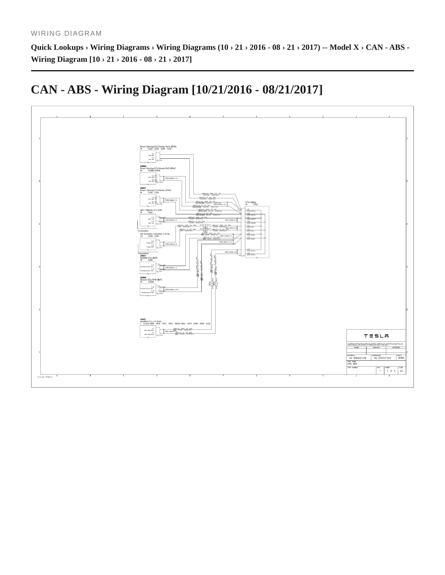 2017 Tesla X Service and Repair Manual preview page 6