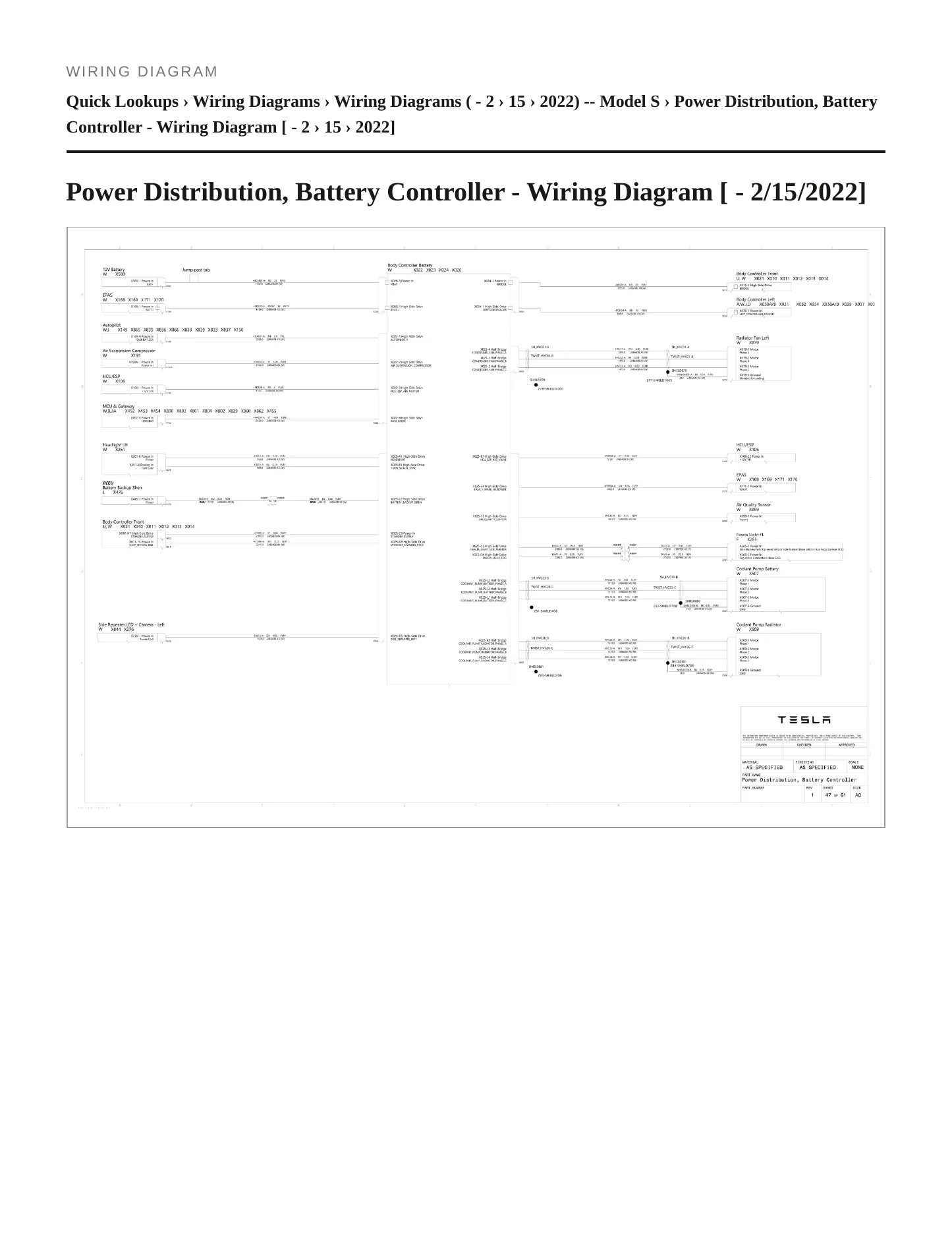2022 Tesla S Service and Repair Manual preview page 6