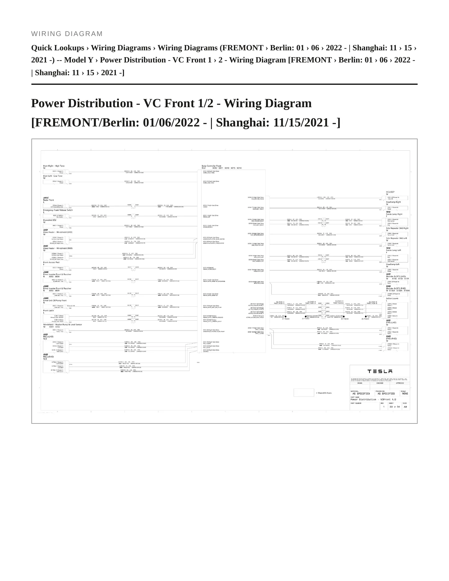 2022 Tesla Y Service and Repair Manual preview page 6