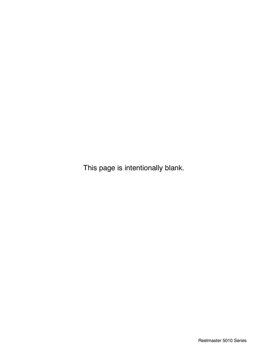 Toro Reelmaster 5210 5410 5510 5610 Mower Service & Repair Manual preview page 4