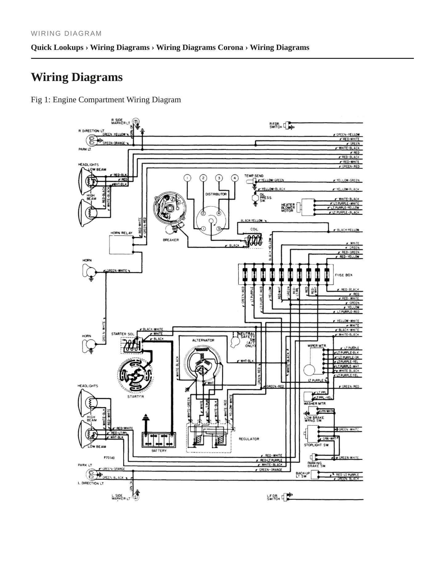 1968 Toyota Corona service manual page 6