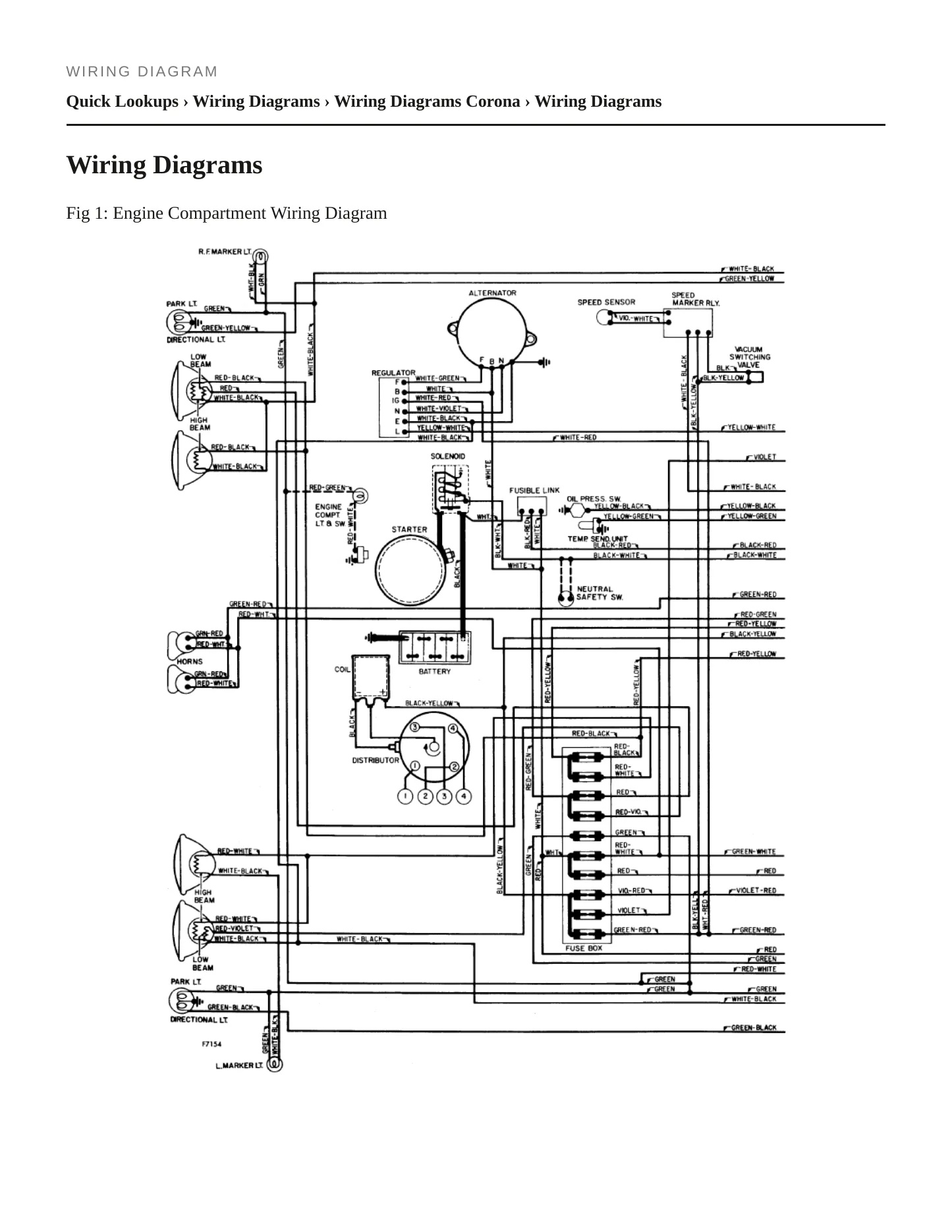 1971 Toyota Corona service manual page 6