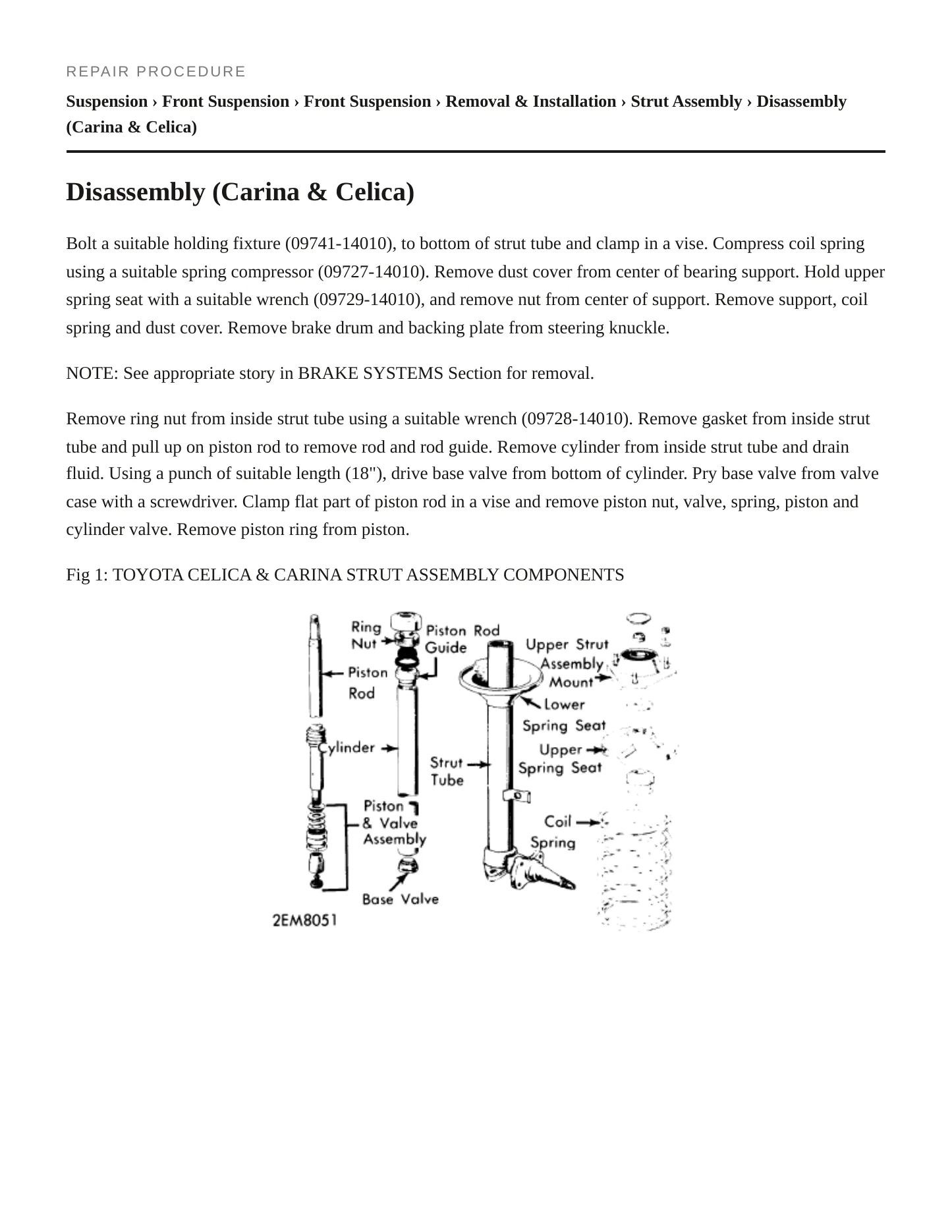1973 Toyota Corolla Service and Repair Manual preview page 3