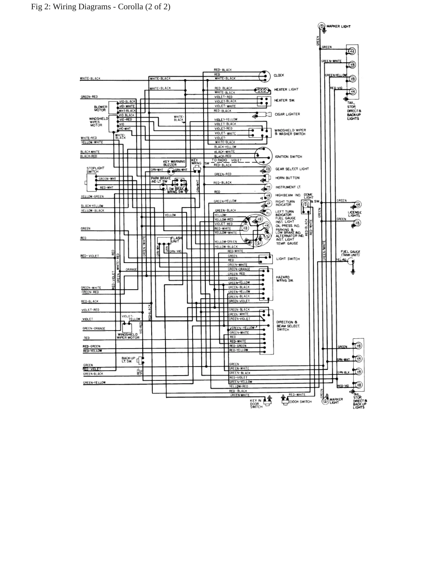 1973 Toyota Corolla Service and Repair Manual preview page 5