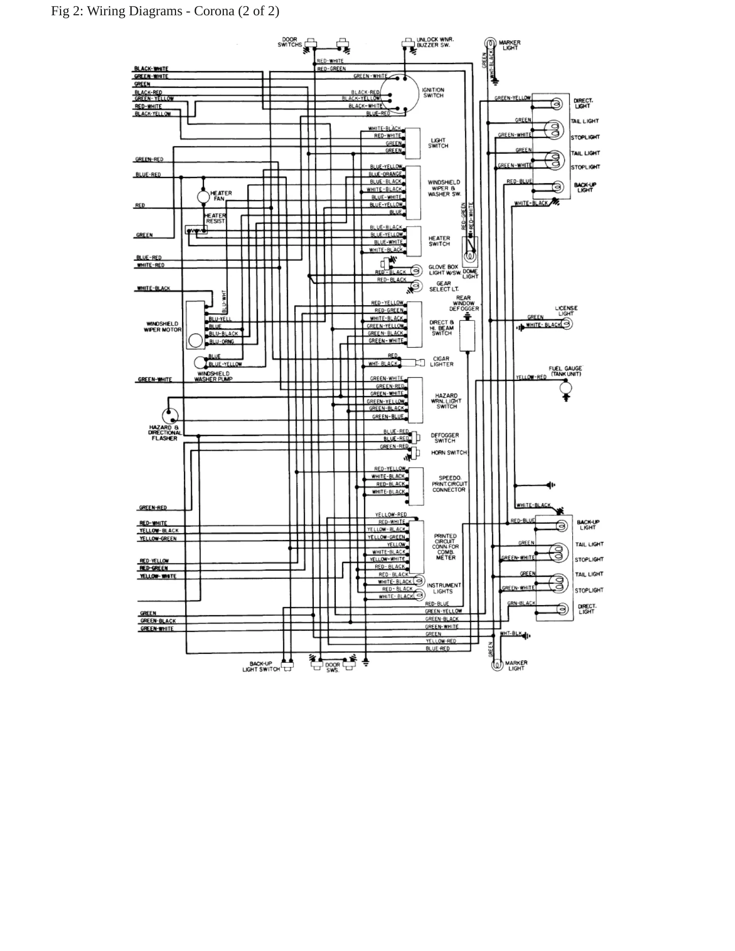 1973 Toyota Corona Service and Repair Manual preview page 5