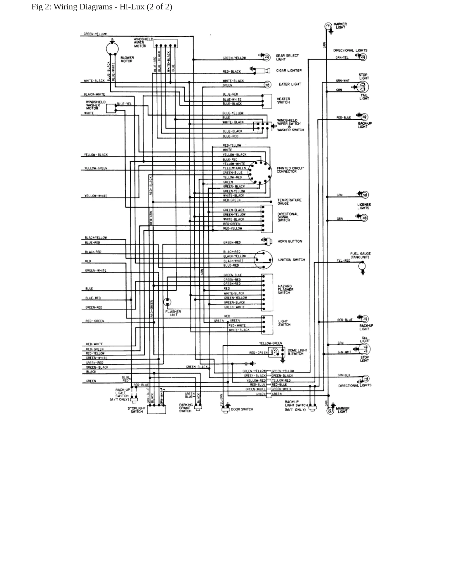1973 Toyota Hi-Lux Service and Repair Manual preview page 6