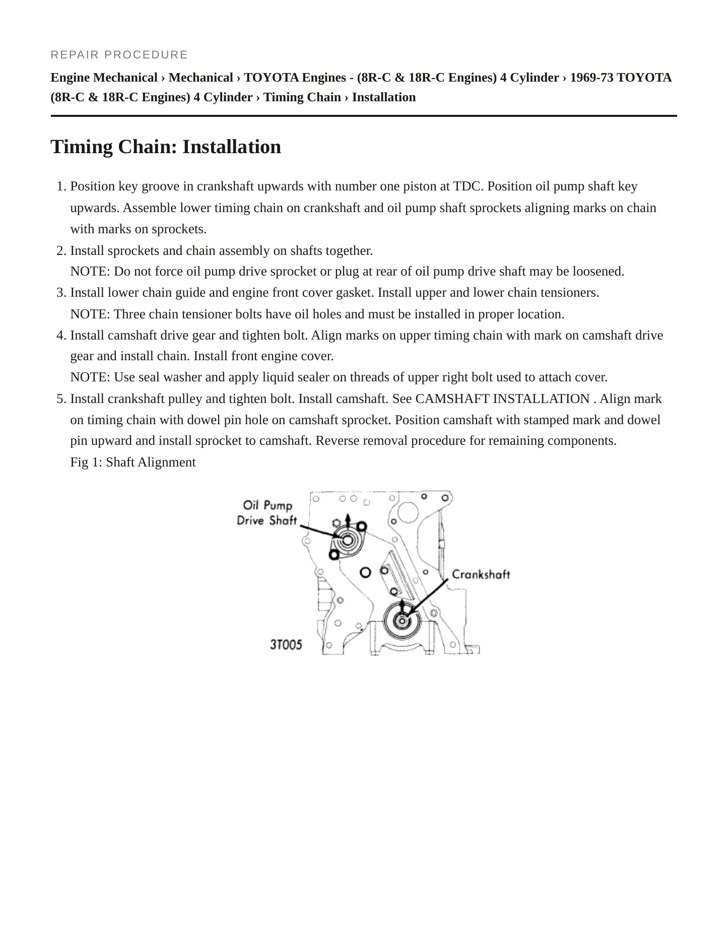 1973 Toyota Pickup Service and Repair Manual preview page 3
