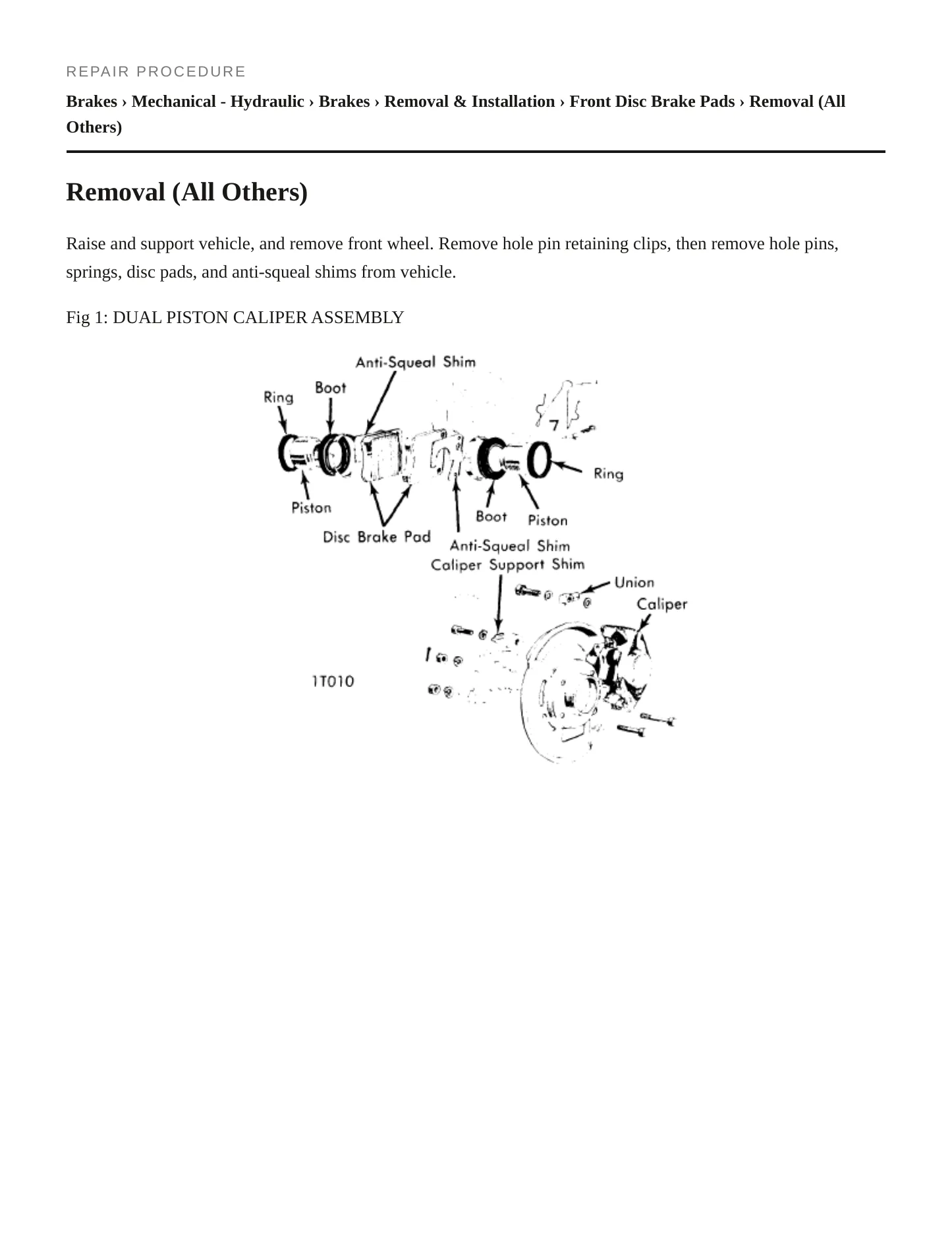 1974 Toyota Celica Service and Repair Manual preview page 3